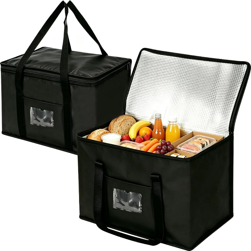 Food Storage Zipper Bags - 1 Stück Große Isolierte Picknick-Kühltasche, Auslaufsichere