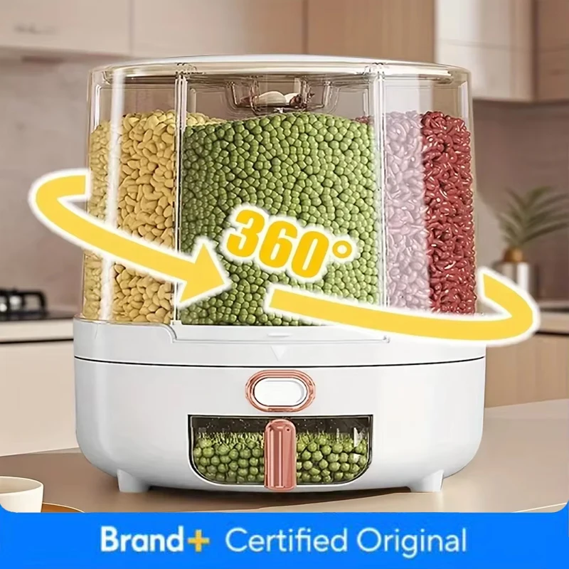 Food Storage Pantry - 360 mit 6 Fächern ° Rotierender