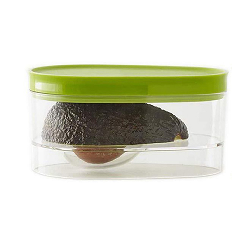 Food Storage With Dividers - Avocado-Aufbewahrungsbox für Lebensmittel, platzsparender Obstbehälter aus