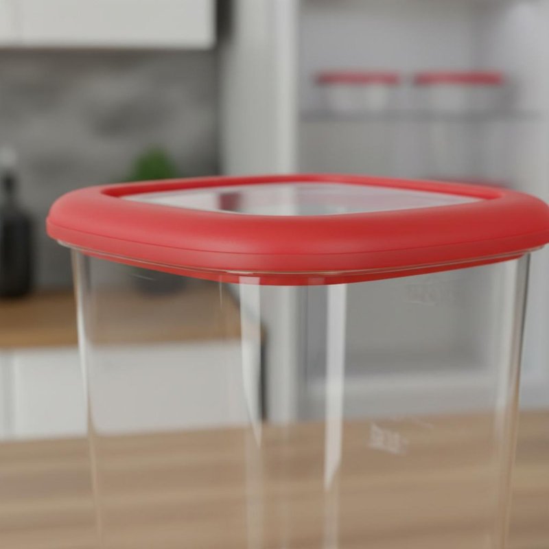 Food Storage Pantry - 6-teiliges Luftdichtes Lebensmittel-Aufbewahrungsbehälter-Set Durchsichtiges Design Plastik