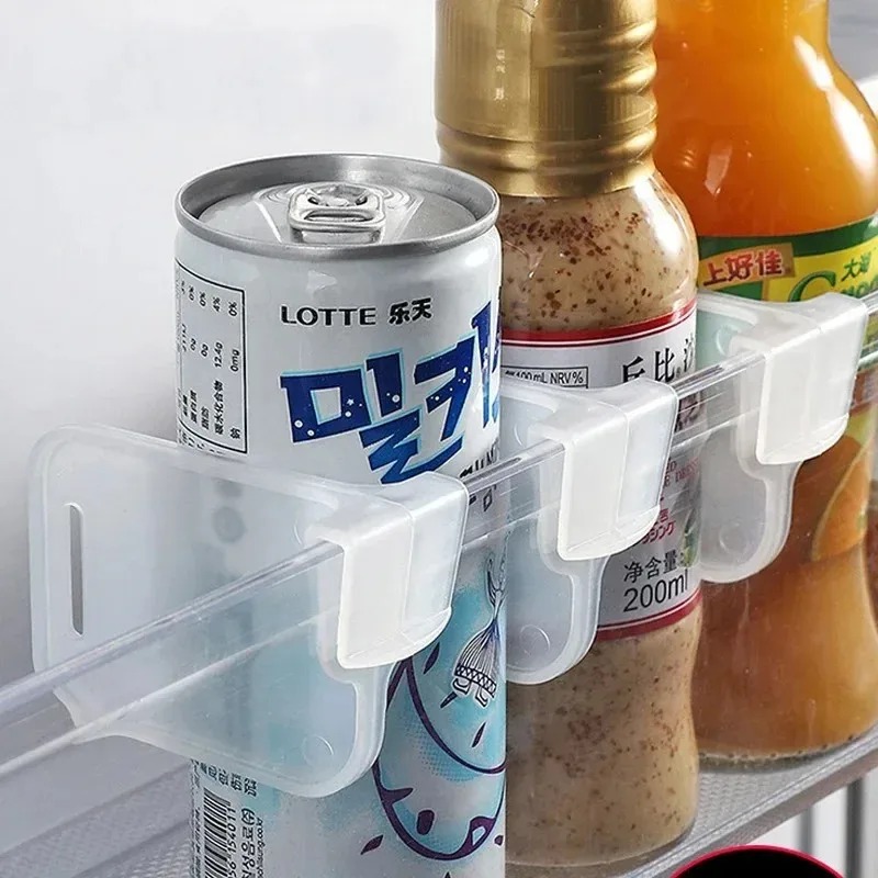 Food Storage With Dividers - Kühlschrank-Trennwand Seitentür-Organizer Verstellbarer Trennclip für Lebensmittelaufbewahrung