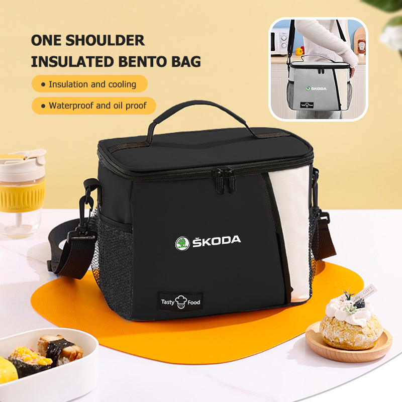 Food Storage Yeti - Für Skoda Auto-Logo Bento-Tasche, Lebensmittelaufbewahrung, isolierte