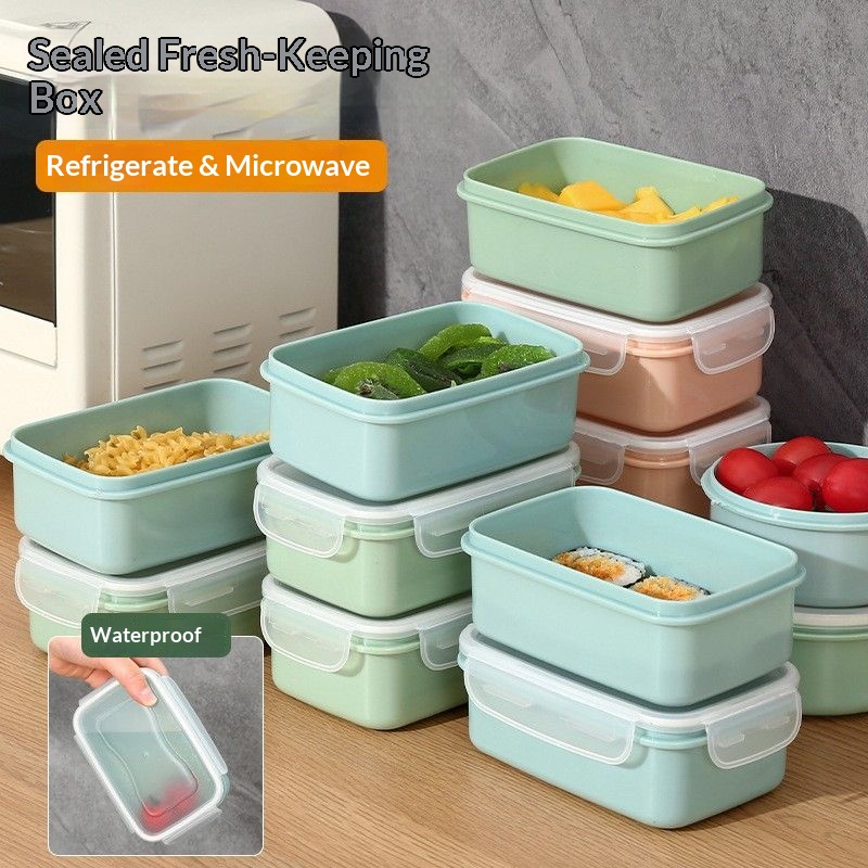 Food Storage With Dividers - Luftdichte Lebensmittelbehälter BPA-frei Stapelbare Auslaufsichere Lunchbox