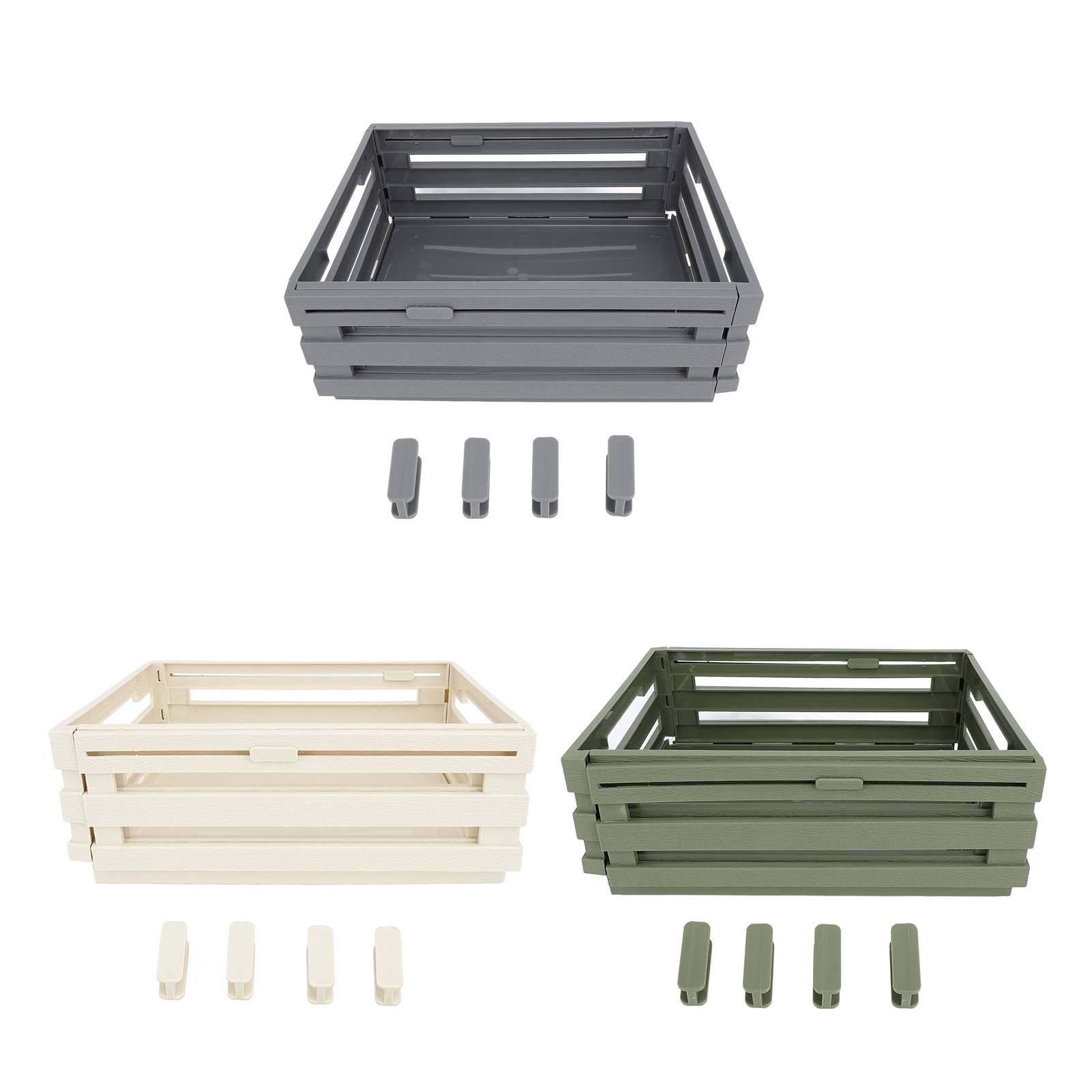 Stackable Pantry Bin - Einziehbare Aufbewahrungsbox, stapelbar, Aufbewahrungsbehälter für Kleinigkeiten,