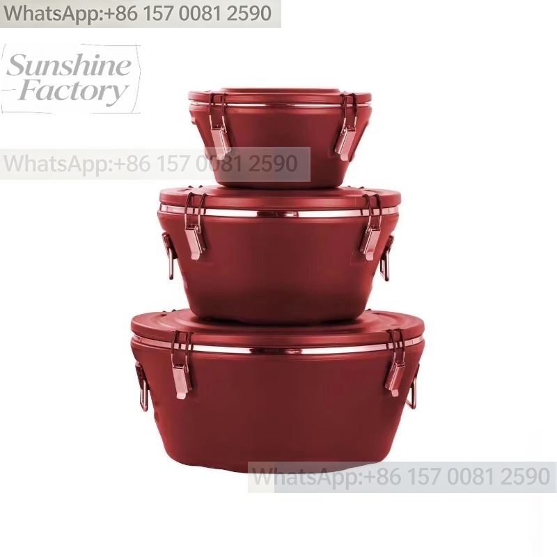 Best Food Storage - 【Bestseller】Mehrgrößiger Edelstahl-Thermobehälter für Lebensmittel, Isolierter Kühlbehälter