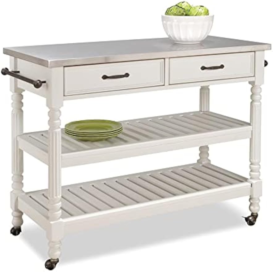 Food Storage Kitchen Cabinet - Mobiler Küchenwagen auf Rädern, Rollbarer Arbeitswagen