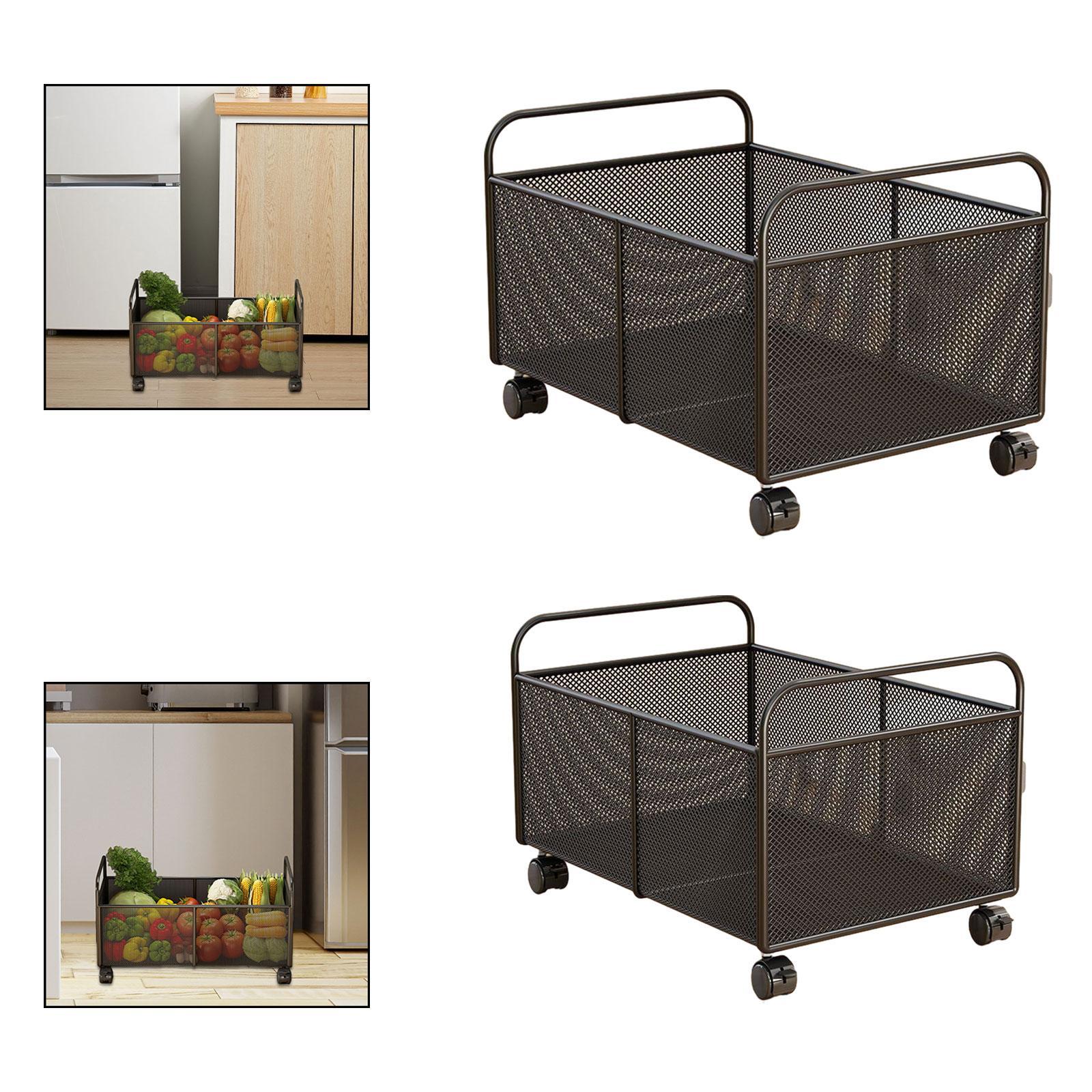 Rustikaler Eisen-Gitterkorb Or – Food Storage On Wheels Bewertung und Preis
