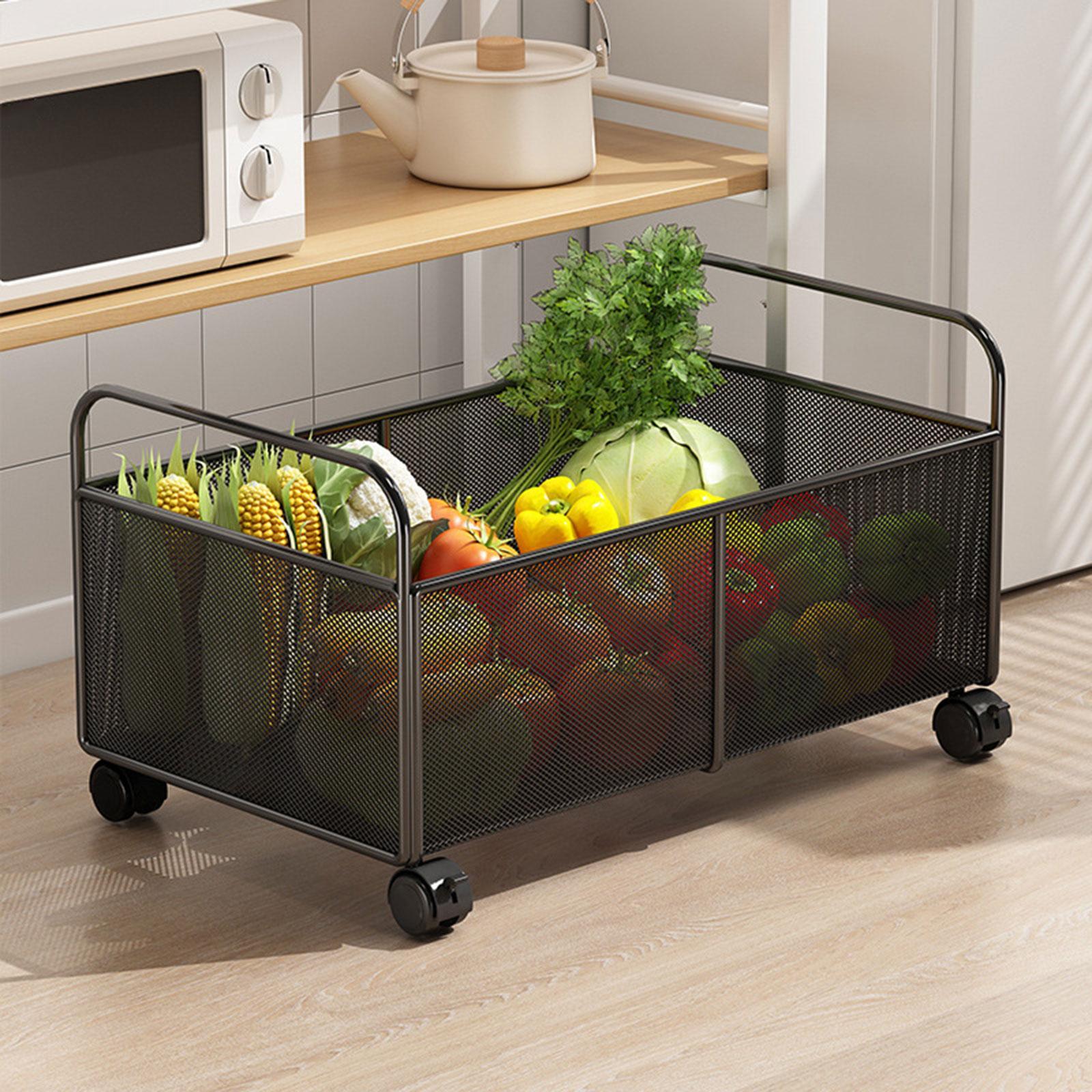 Rustikaler Eisen-Gitterkorb Or – Food Storage On Wheels Bewertung und Preis