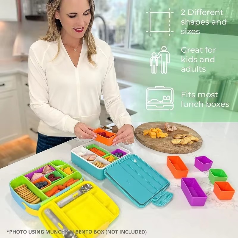 Silikon-Lebensmittelbox-Trennb – Food Storage Dividers Bewertung und Preis