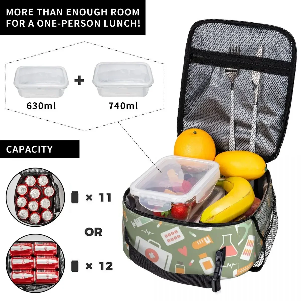 Krankenschwester-Muster Isolie – Food Storage Zipper Bags Bewertung und Preis