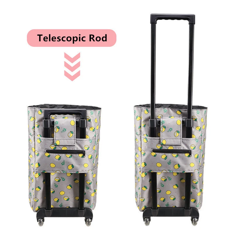 Faltbare Einkaufstasche Damen  – Food Storage On Wheels Bewertung und Preis