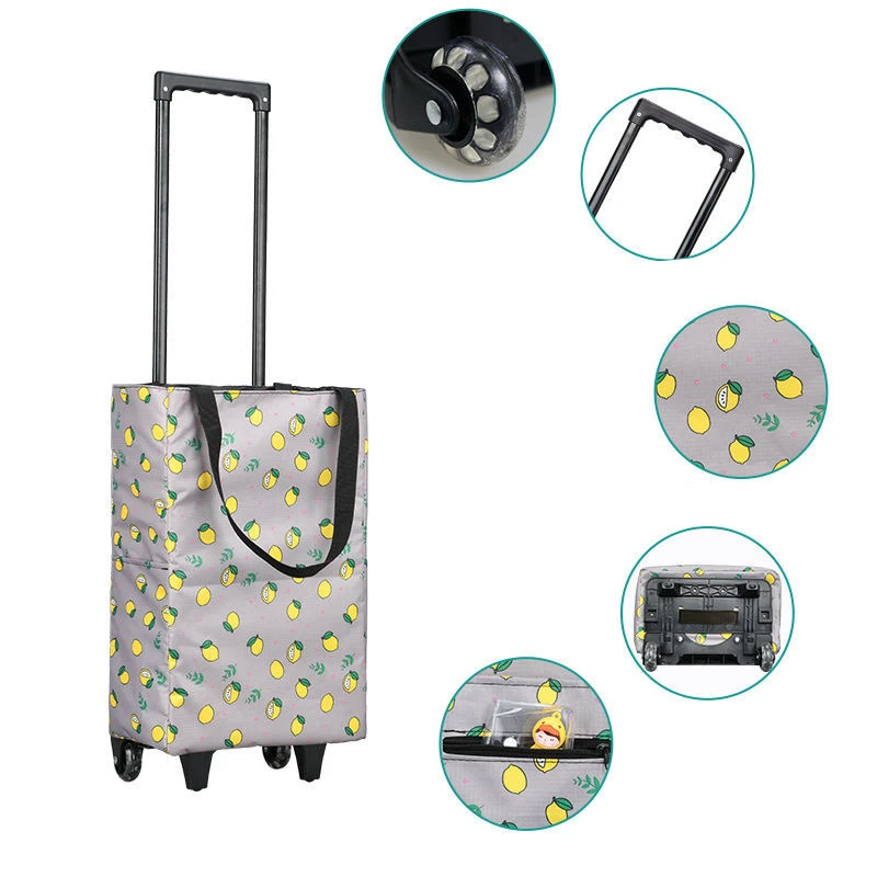 Faltbare Einkaufstasche Damen  – Food Storage On Wheels Bewertung und Preis