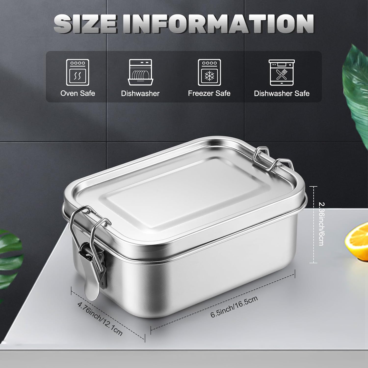 Edelstahl-Lebensmittelbehälter – Food Storage With Dividers Bewertung und Preis