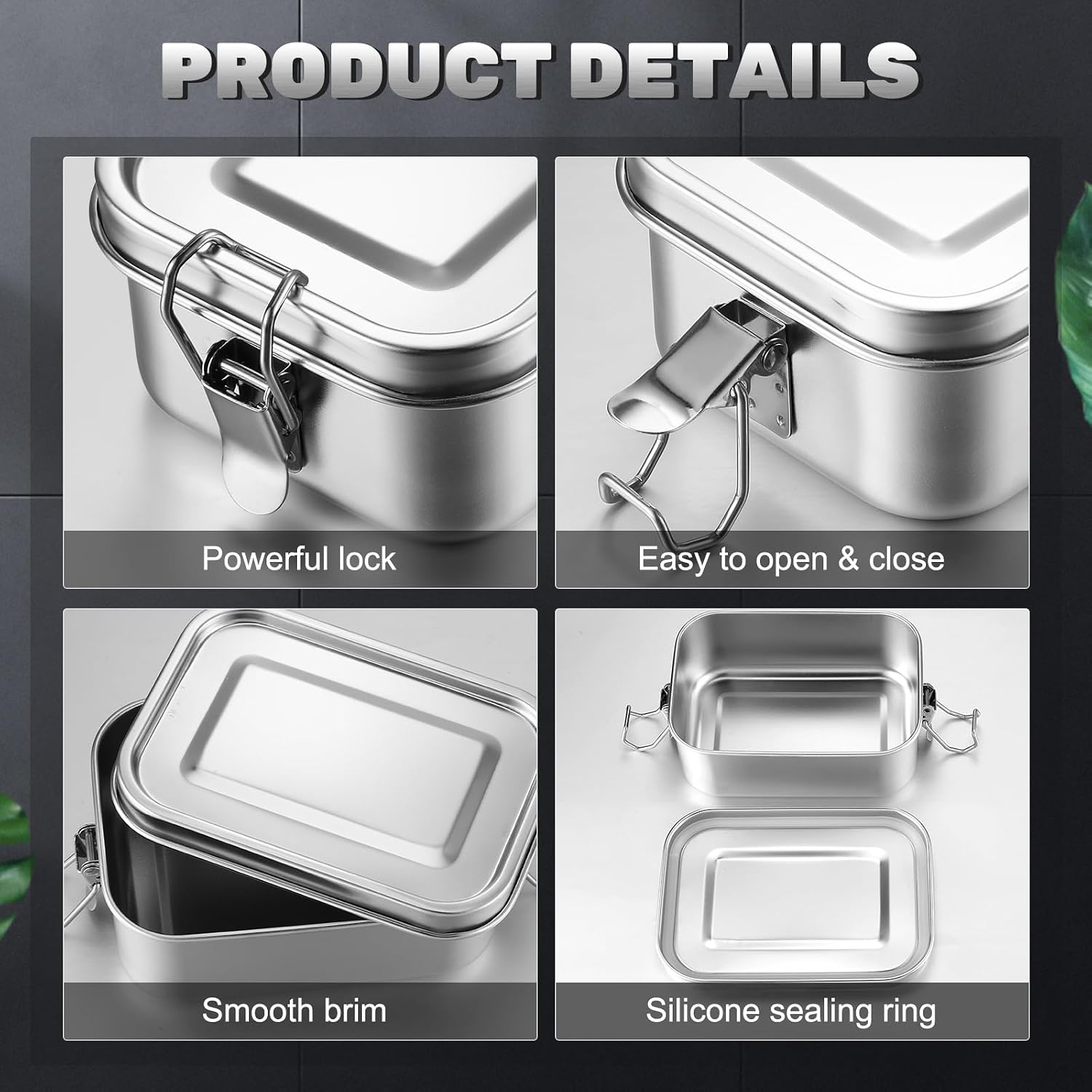 Edelstahl-Lebensmittelbehälter – Food Storage With Dividers Bewertung und Preis