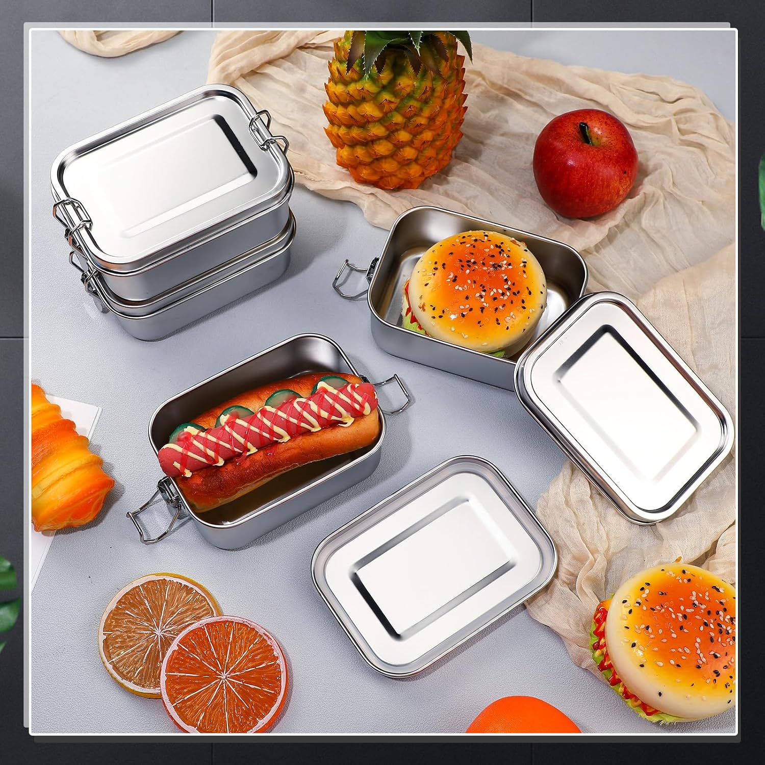 Edelstahl-Lebensmittelbehälter – Food Storage With Dividers Bewertung und Preis