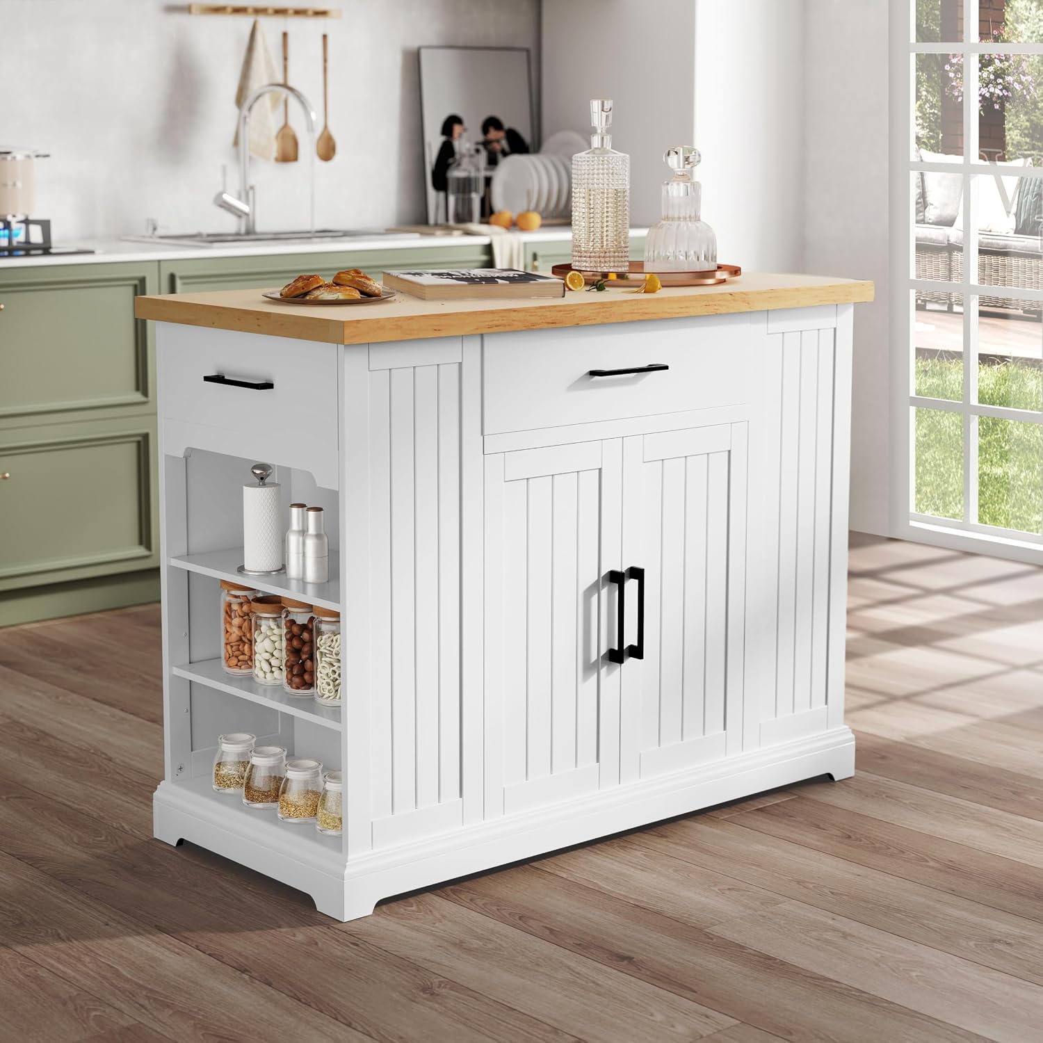 Weißer Rollbarer Küchenwagen m – Food Storage On Wheels Bewertung und Preis