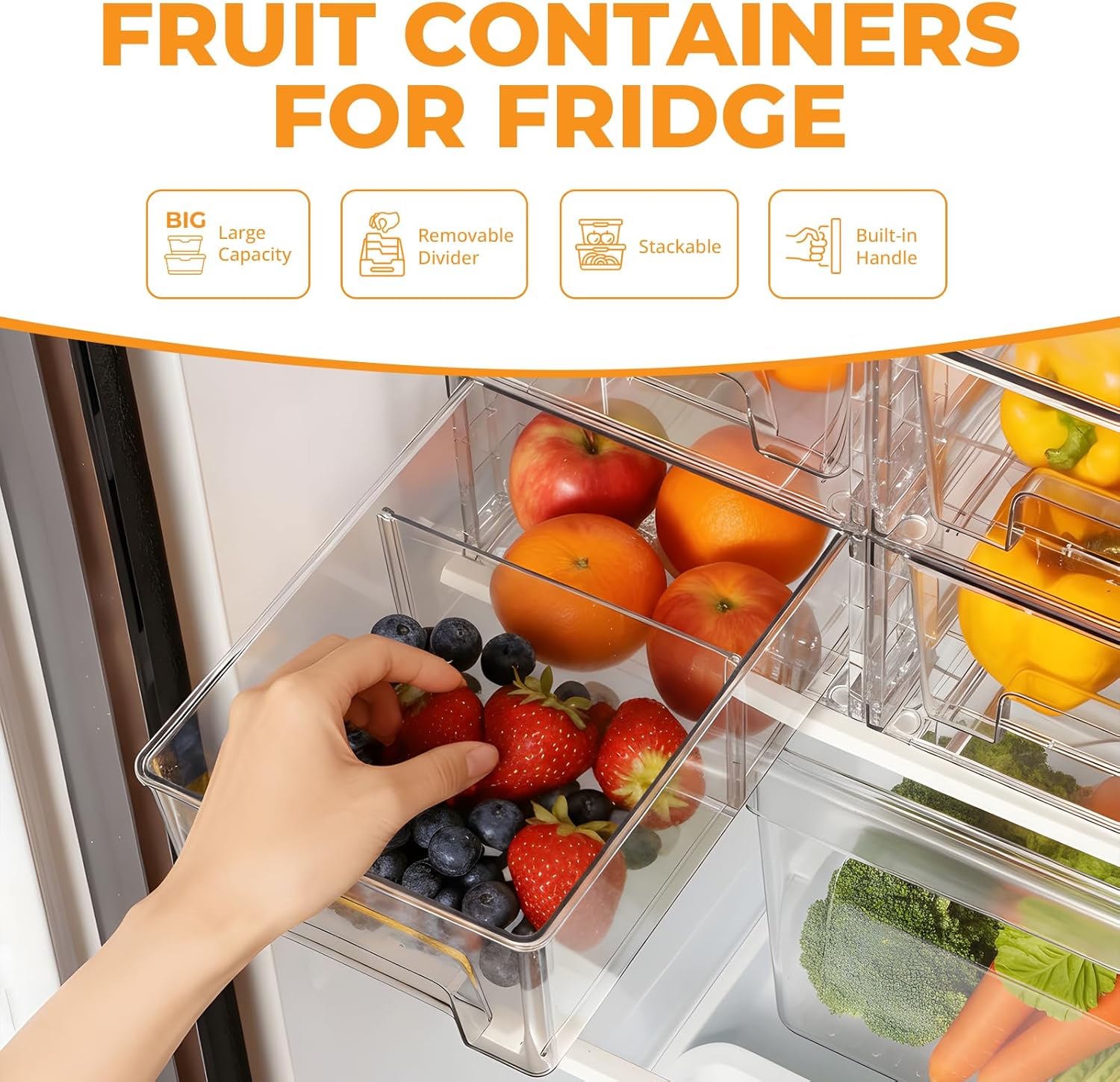2er-Pack stapelbare Aufbewahru – Stackable Pantry Bin Bewertung und Preis
