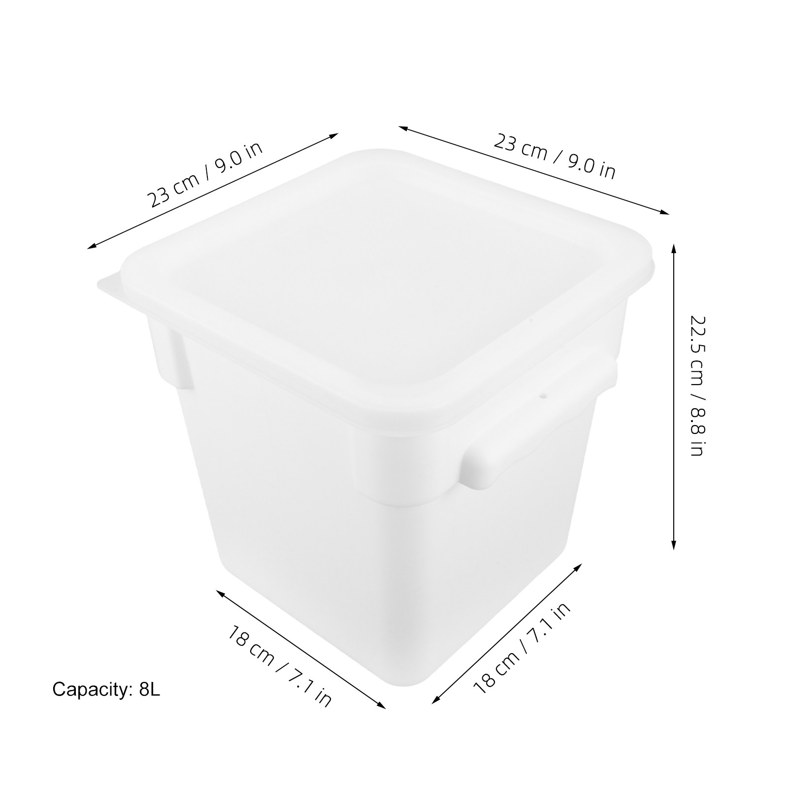 Quadratischer Kunststoff-Leben – Food Storage And Organizer Bewertung und Preis