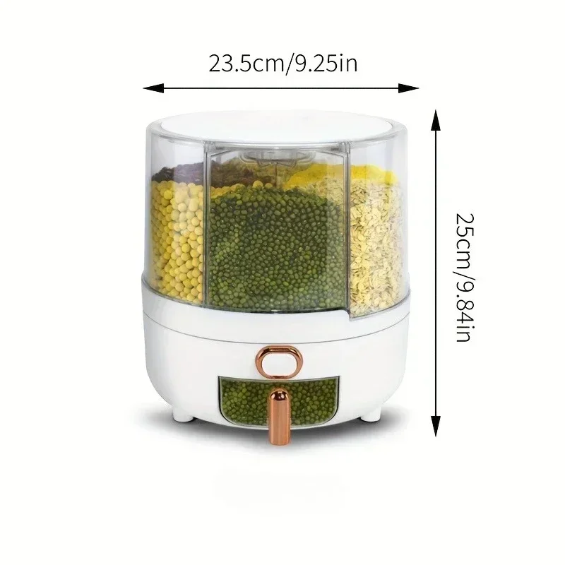 360 mit 6 Fächern °   Rotieren – Food Storage Pantry Bewertung und Preis