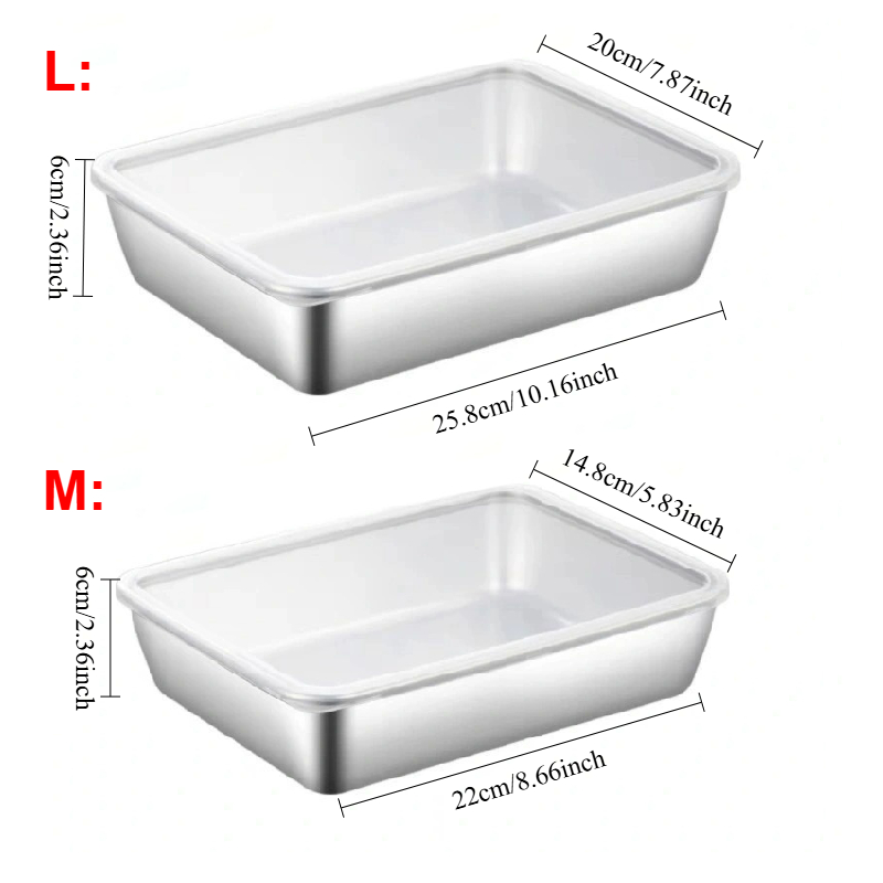 1-3 Stück Edelstahl-Lebensmitt – Food Storage Pantry Bewertung und Preis