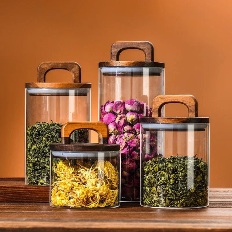 Klarglasbehälter mit Bambusdec – Food Storage Glass Containers Bewertung und Preis