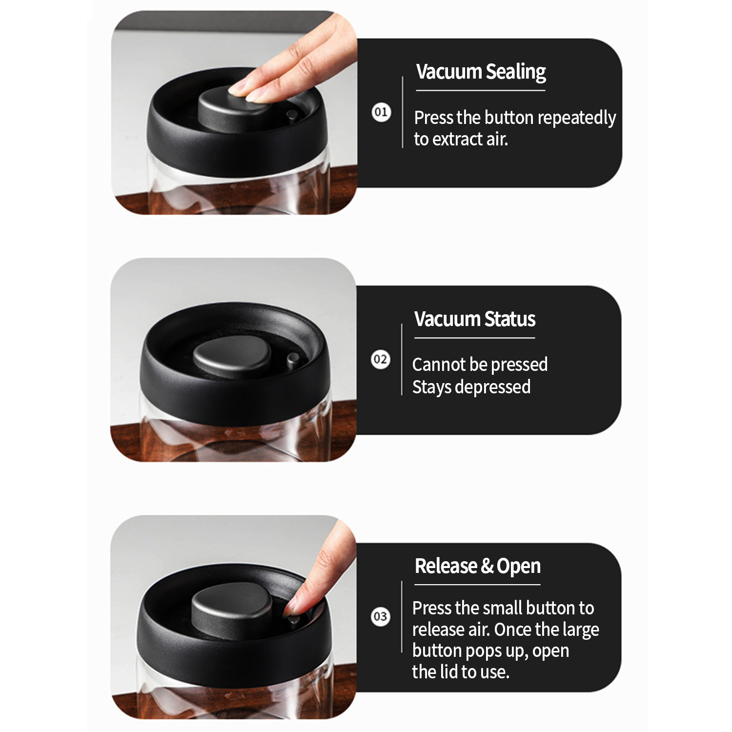 OANKR Vakuum-Kaffeebehälter 50 – Food Storage Glass Containers Bewertung und Preis
