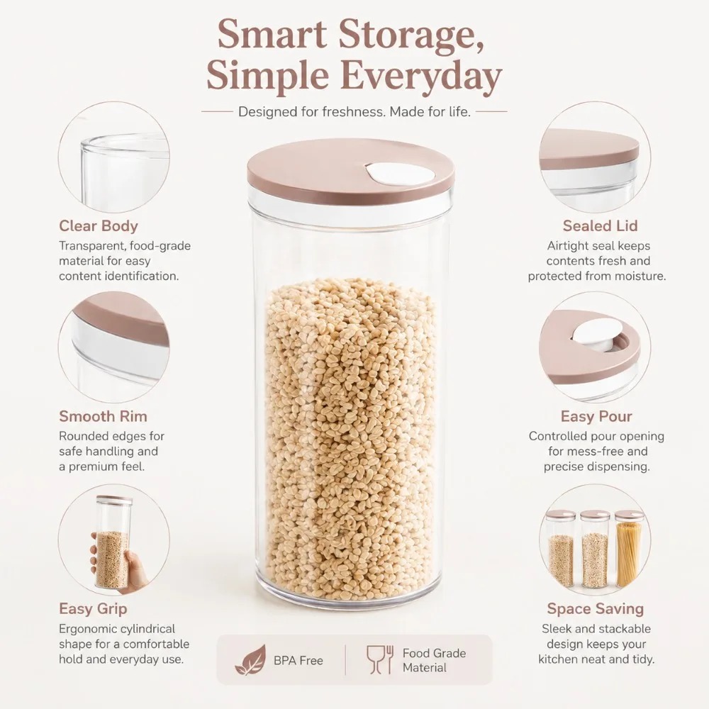 Luftdichte Nudel-Aufbewahrungs – Food Storage Kitchen Cabinet Bewertung und Preis