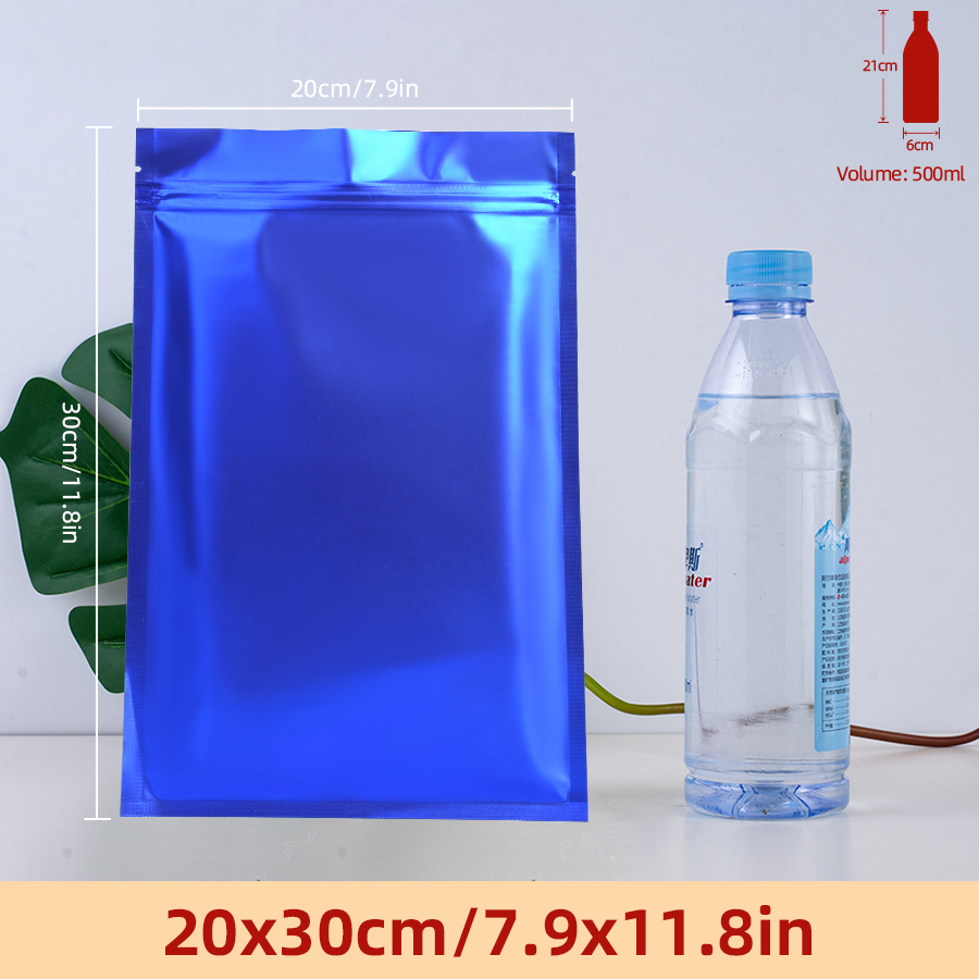 100 Stück matte blaue Folien-R – Food Storage Zipper Bags Bewertung und Preis