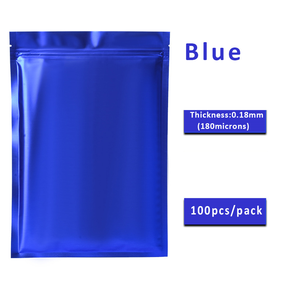 100 Stück matte blaue Folien-R – Food Storage Zipper Bags Bewertung und Preis