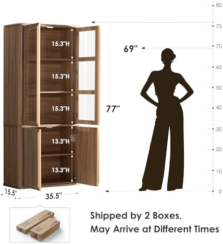 77 Zoll hohe Vorratsschränke m – Food Storage Kitchen Cabinet Bewertung und Preis