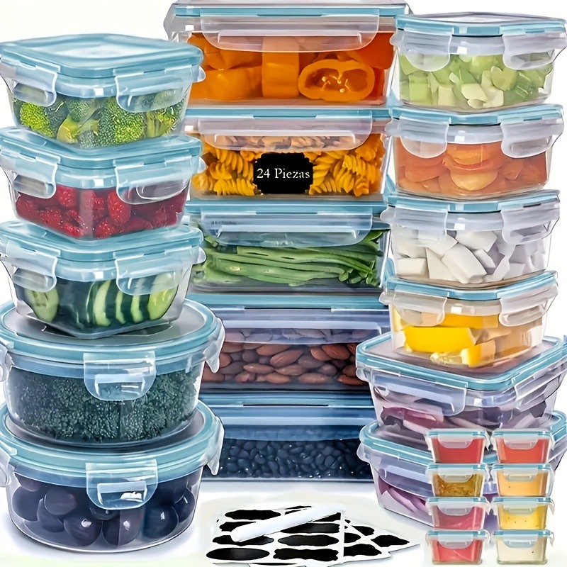 48-teiliges BPA-freies Lebensm – Food Storage Pantry Bewertung und Preis