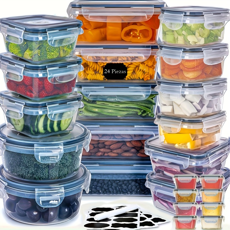 48-teiliges BPA-freies Lebensm – Food Storage Pantry Bewertung und Preis