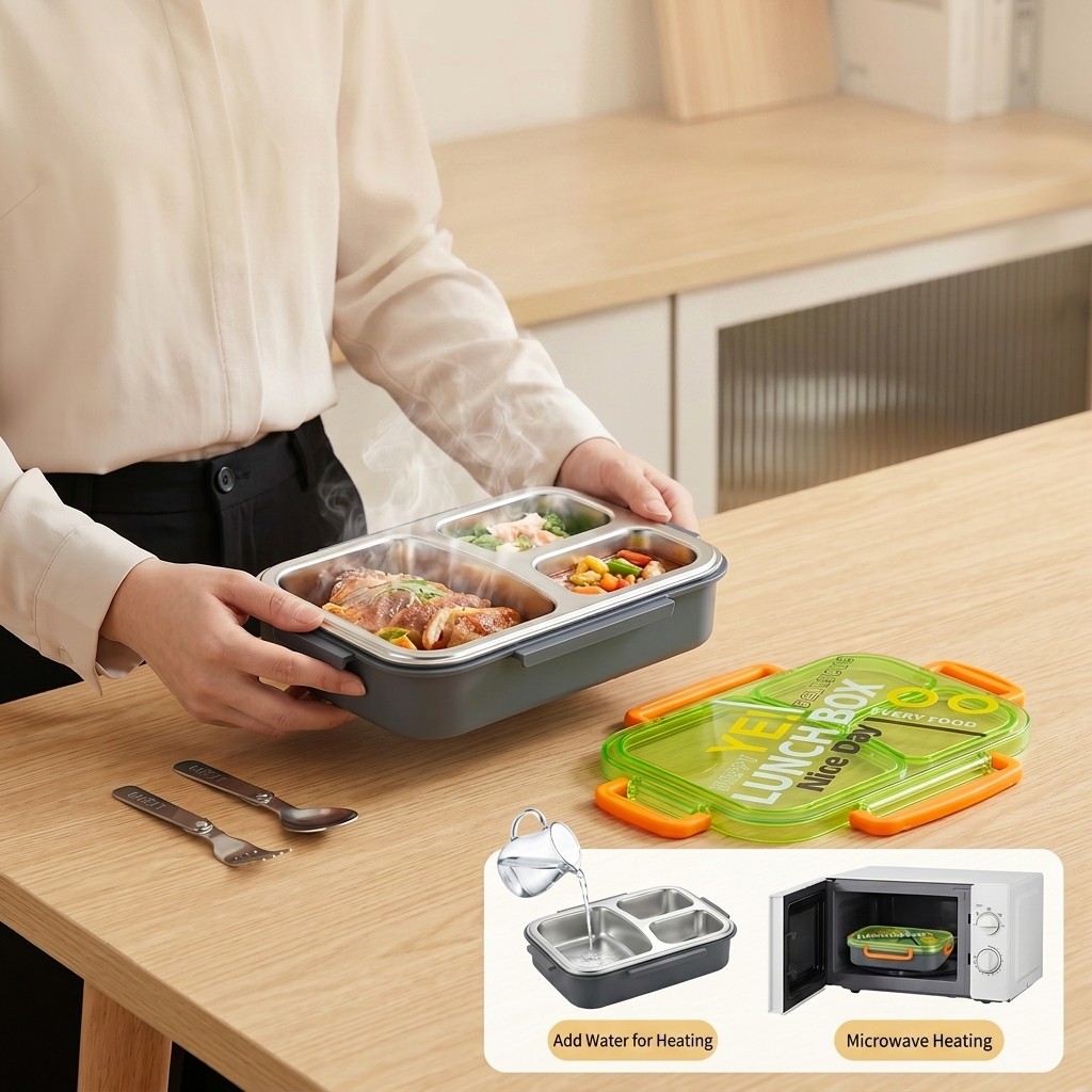 Mikrowellengeeignete 304 Edels – Food Storage With Dividers Bewertung und Preis
